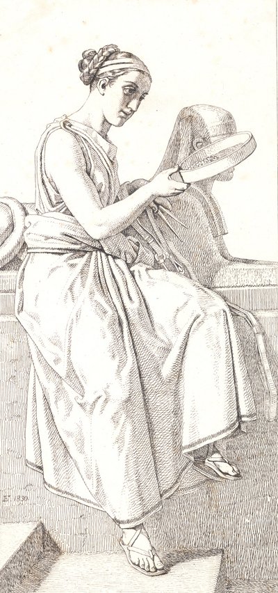 Powód. Alegoryczna postać autorstwa Christoffer Wilhelm Eckersberg