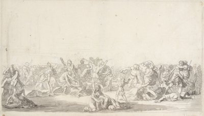 Sabinerindernes Rov autorstwa Christoffer Wilhelm Eckersberg