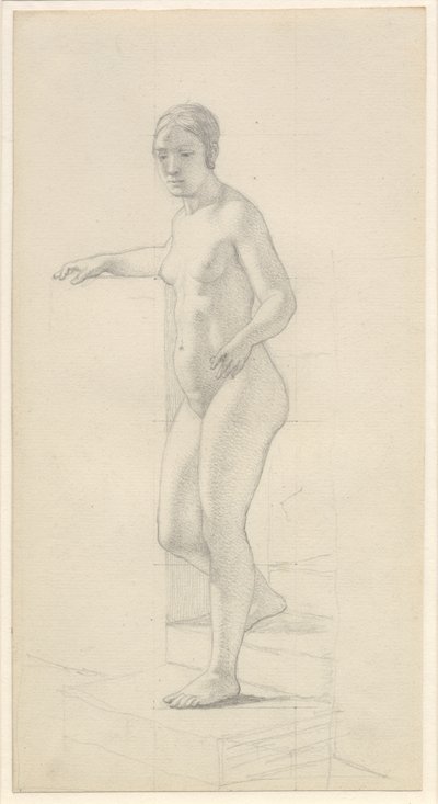 Stojąca modelka autorstwa Christoffer Wilhelm Eckersberg