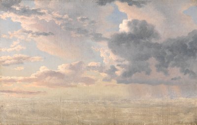 Studium chmur nad dźwiękami autorstwa Christoffer Wilhelm Eckersberg