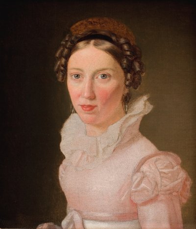 Suzanne Juel. Szwagierka artysty, a później trzecia żona artysty autorstwa Christoffer Wilhelm Eckersberg