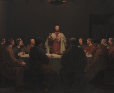 Ostatnia Wieczerza. Ołtarz autorstwa Christoffer Wilhelm Eckersberg