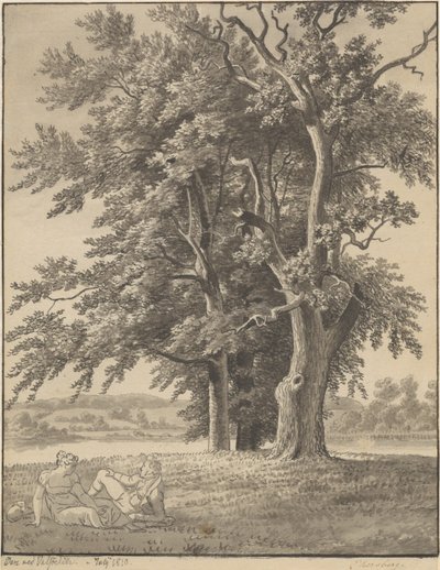 Wyspa w Valsølille autorstwa Christoffer Wilhelm Eckersberg
