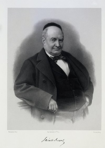 Karol Augustyn Sainte-Beuve 1804-1869. autorstwa C. Bornemann