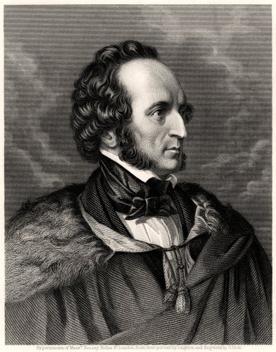 Mendelssohn, XIX w. autorstwa C. Cook