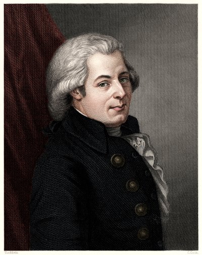 Mozart, ok. 1777, XIX w. autorstwa C. Cook