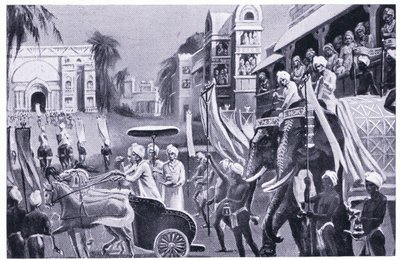 Prasenjit z Kosala (Oudh) Pius Ta wizyta 20. Buck autorstwa C. Hargrave Martin