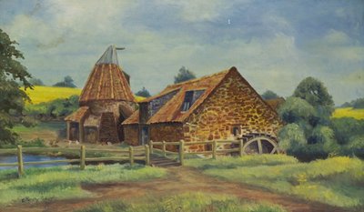 Preston Mill, North Berwick, 1947 autorstwa C. Hersley Gilbert