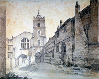 St Bartholomew-the-Great, City of London, 1803 autorstwa C John M Whichelo