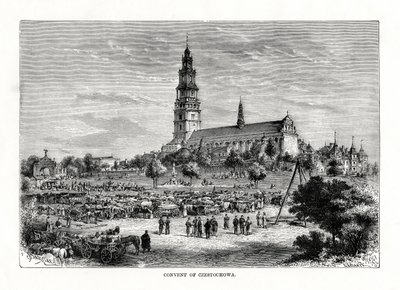 Klasztor Częstochowski, Polska, 1879 autorstwa C. Laplante