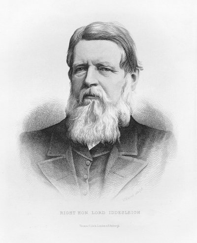 Portret prawego lorda Iddesleigh autorstwa C. Laurie