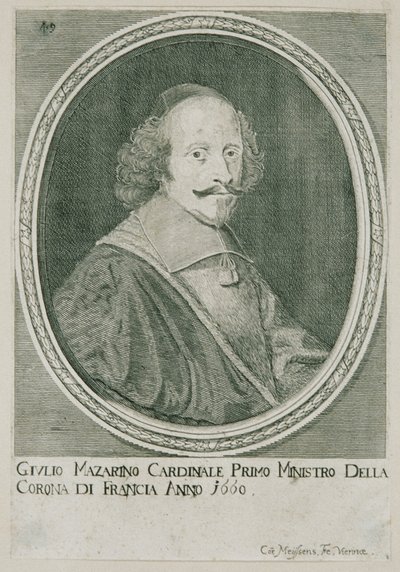 Kardynał Jules Mazarin autorstwa C. Mejssens