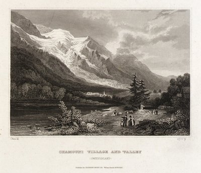 Wioska i dolina Chamounix autorstwa C. Reiss