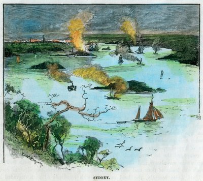 Sydney, Nowa Południowa Walia, Australia, ok. 1885. autorstwa C. Wilkinson