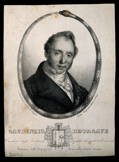 Gaudenzio de Pagave. Litografia autorstwa C. Gandolfiego. autorstwa Camilla Guiscardi