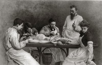 Koniec szkoły praktycznej, 1902 autorstwa Camille Felix Bellanger