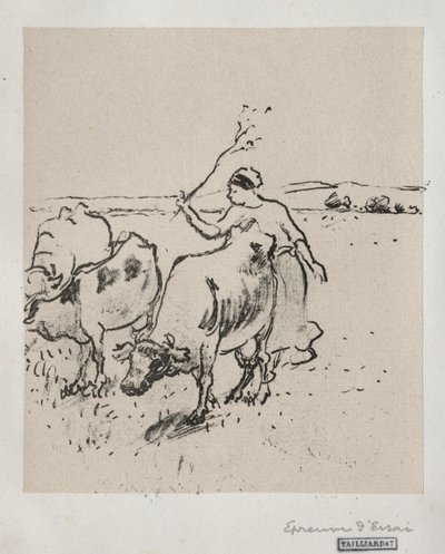 Pasterz, ok. 1899. autorstwa Camille Jacob Pissarro