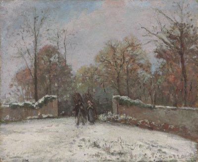 Wchodząc do lasu Marly, autorstwa Camille Jacob Pissarro