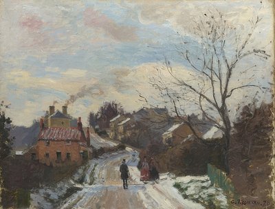 Fox Hill, Upper Norwood. 1870 autorstwa Camille Jacob Pissarro