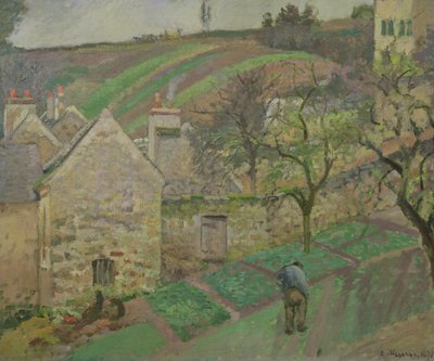Wzgórze Ermitażu, Pontoise, 1873 autorstwa Camille Jacob Pissarro