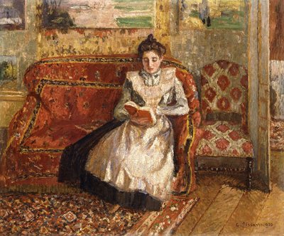 Joanna Czytanie, 1899 autorstwa Camille Jacob Pissarro