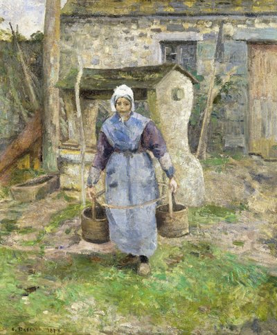 Matka Presle, Montfoucault; Matka Presle, Montfoucault, 1874 autorstwa Camille Jacob Pissarro
