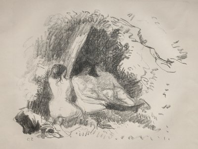 Nagie kobiety, ok. 1896. autorstwa Camille Jacob Pissarro