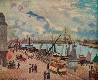Port zewnętrzny Le Havre, 1903 autorstwa Camille Jacob Pissarro