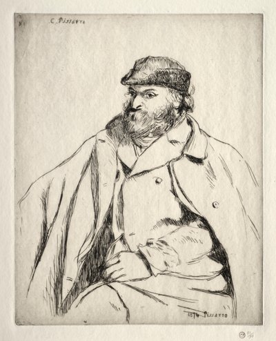 Paul Cezanne, 1874. autorstwa Camille Jacob Pissarro