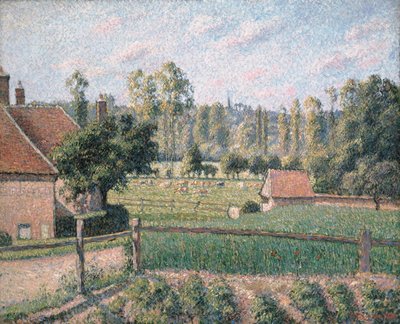 Preria w Eragny, 1889 autorstwa Camille Jacob Pissarro
