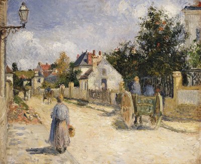 Droga w Pontoise, 1879 autorstwa Camille Jacob Pissarro