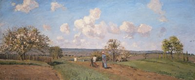Wiosna, 1872 autorstwa Camille Jacob Pissarro