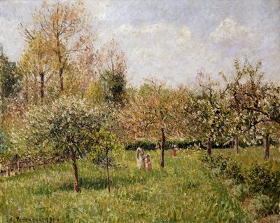 Wiosna w Eragny; Wiosna w Eragnach, 1900 autorstwa Camille Jacob Pissarro