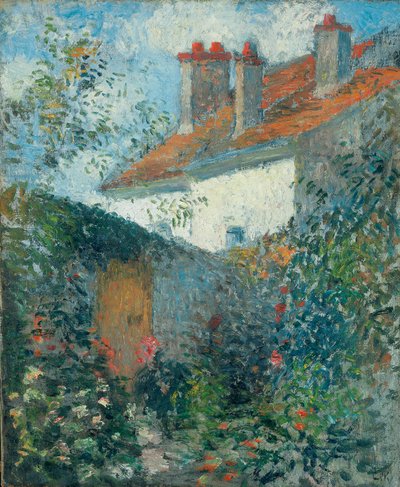Studia w Pontoise, c.1878 autorstwa Camille Jacob Pissarro