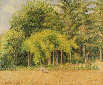 Altana w Eragny, 1893 autorstwa Camille Jacob Pissarro