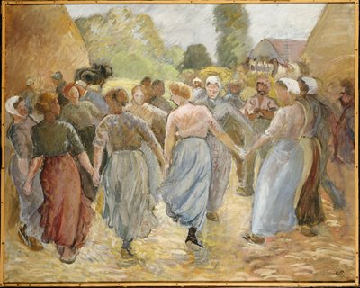 Koło, c.1884 autorstwa Camille Jacob Pissarro