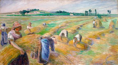 Żniwa, 1882 autorstwa Camille Jacob Pissarro