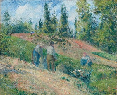 Żniwa, Pontoise, 1880 autorstwa Camille Jacob Pissarro