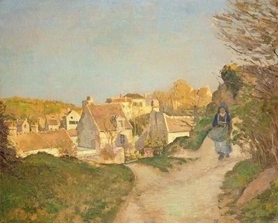Wzgórze w Jallais, Pontoise, 1875 autorstwa Camille Jacob Pissarro