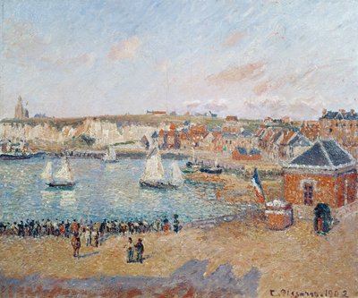 Port zewnętrzny w Dieppe, 1902 autorstwa Camille Jacob Pissarro