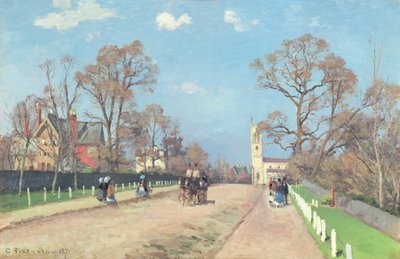 Droga do Sydenham autorstwa Camille Jacob Pissarro