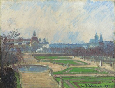 Tuileries i Luwr, 1900 autorstwa Camille Jacob Pissarro