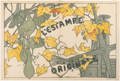 Okładka do LEstampe Originale, 1894. autorstwa Camille Martin