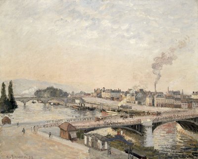 Mosty Boieldieu i Corneille autorstwa Camille Jacob Pissarro