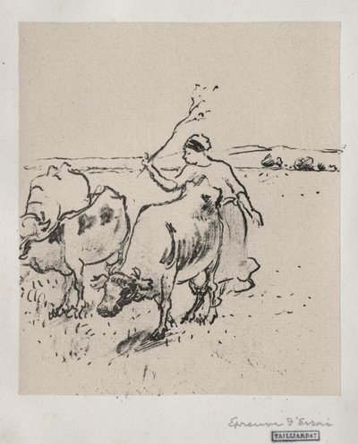 Pasterz autorstwa Camille Pissarro