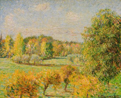 Efekt Jesieni, Orzech, Eragny autorstwa Camille Pissarro