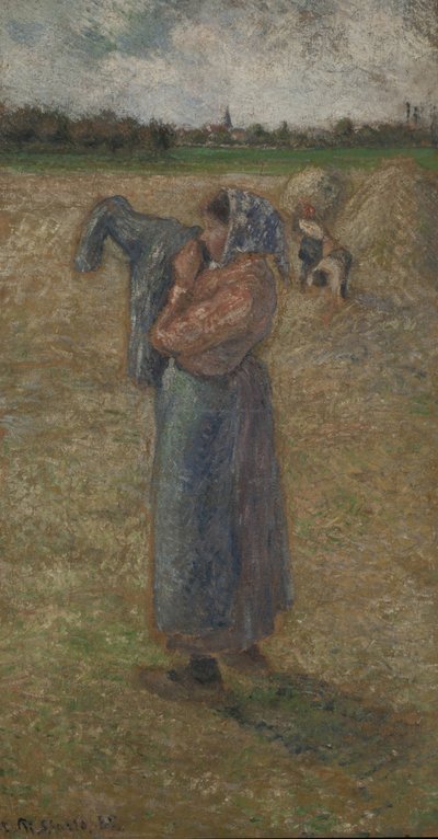 Kobieta na polu, 1882. autorstwa Camille Pissarro
