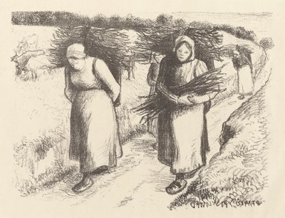 Nośniki drewna opałowego autorstwa Camille Pissarro
