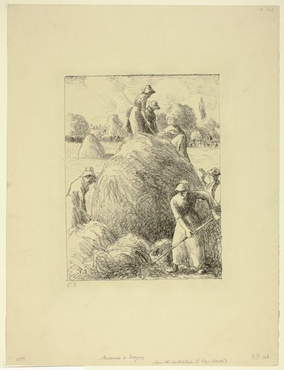 Sianokosy z Eragny autorstwa Camille Pissarro