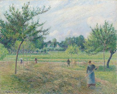 Sianokosy w Éragny autorstwa Camille Pissarro